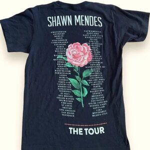 Shawn Mendes Black The Tour Concert Band Tee Size Small